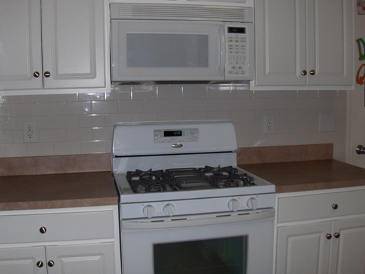 Tile Backsplash Stove