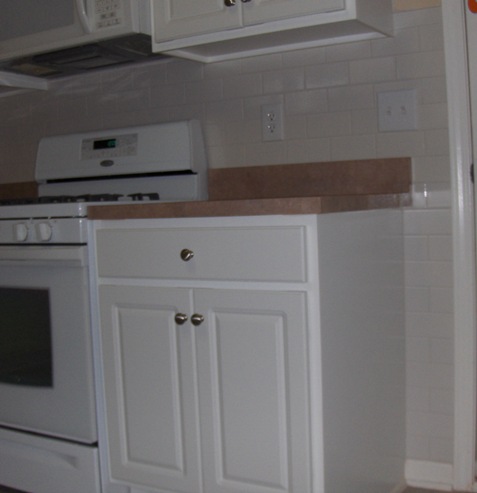 Tile Backsplash Door