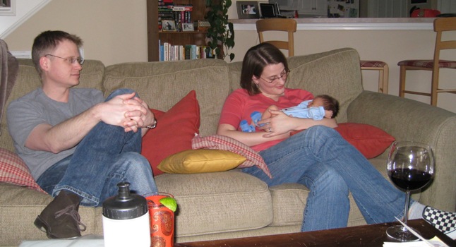 Matt and Cristin with Henry