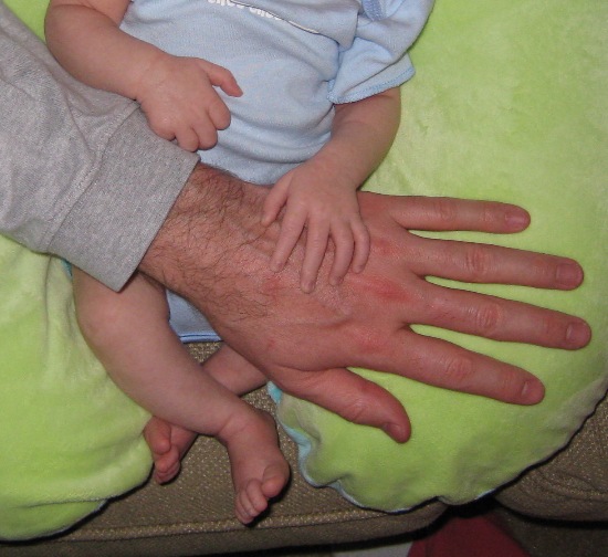 Big hands, little hands