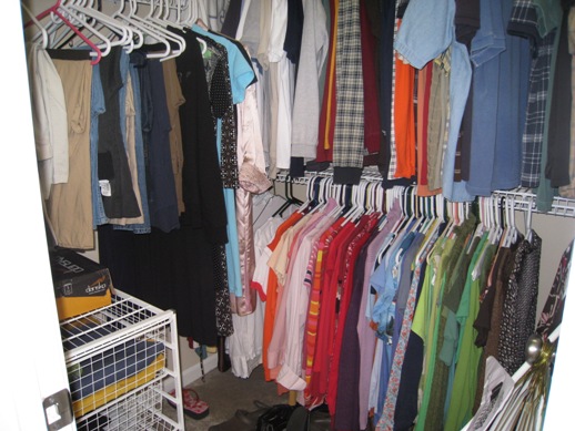 Organized closet