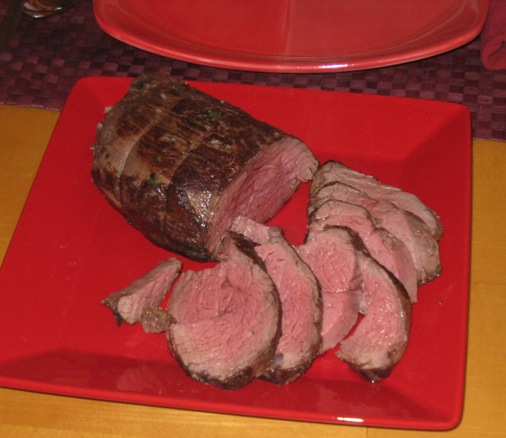 Tenderloin, perfectly cooked